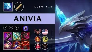 Anivia Mid vs Lulu - NA Grandmaster Patch 26.01