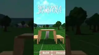 how to make a blanket fort #roblox #shorts #bloxburg