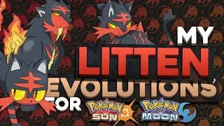 LITTEN EVOLUTION DESIGN CONCEPTS! | Pokemon Sun and Moon Starter Evolutions