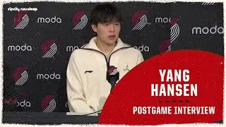 Yang Hansen Discusses Debut NBA Game, Being Called Upon, and Adjusting to the NBA