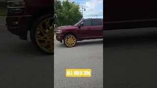Dodge RAM Dually on All Gold 30s!
