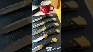 Classic Buck Lock Back knife collection so far #knivesdaily #knifecommunity #collectibles #edcknife