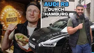 MIT AUDI R8 DURCH HAMBURG - HOLLES NEUE SOßE TESTEN!!!