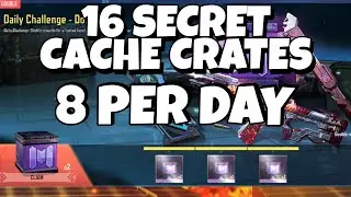 16 SECRET CACHE CRATES OPENING IN COD MOBILE 8 BOX PER DAY EVERY SAT/SUN FOR FREE MYTHIC AK117 CODM