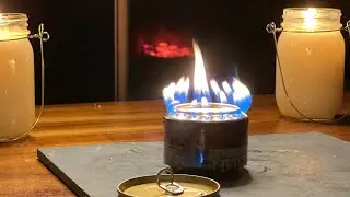 Penny can Stove | ALCOHOL STOVE | Emergency HEAT