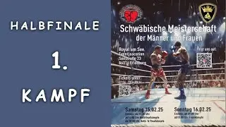Schw&auml;bische Meisterschaft Boxen 2025 | Schwenk vs. Gortva | Kampf 1