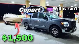 I Bought The Cheapest Boat From Copart For $1,500 (Financial Mistake?)