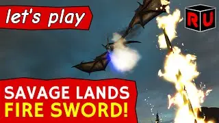 Some Enchanted Evening: Crafting a Fire Sword! | Let's play Savage Lands (S2 Ep 32)
