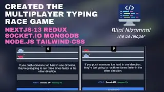 Multiplayer Typing Game with Next.js, Socket.io, Node.js, | Room Creation, Authentication