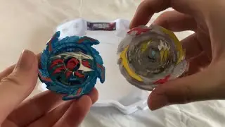 Beyblade Burst Kolossal Helios H6 VS Gambit Dragon D8