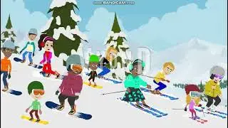 Me, Callum Rockley, CJ Wolf and Friends Go Skiing