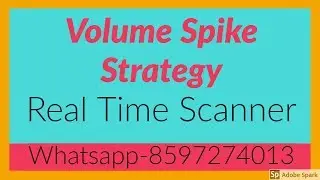 Volume Spike Strategy Screener