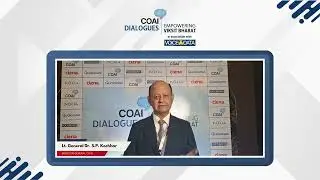 Lt. Gen. Dr. Kochhar highlighting COAI Dialogues Purpose & Vision