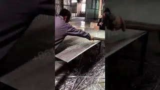 High glossy plywood/particle board/MDF melamine laminate hot press machine
