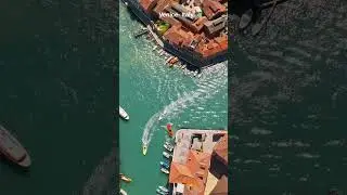 Venice From Above 🇮🇹 | Breathtaking Aerial View of the Floating City | #shorts