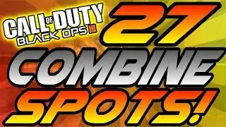 ALL 27 COMBINE Spots & Glitches! - Ledges, Hiding Spots, Lines of Sight (Black Ops 3/BO3)