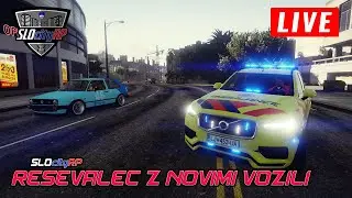 🔴LIVE STREAM | SLOCITYRP | Re&scaron;evalec + nova vozila!