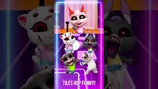 Talking Tom Exe x Coffin Dance | Tiles Hop #trending #song #shorts