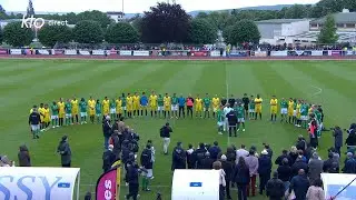 Match de foot entre la Sélection nationale des prêtres et le Variétés Club de France
