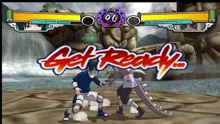 Super Naruto Clash Of Ninja 4 sasuke Vs kimimaro curse mark 2nd state
