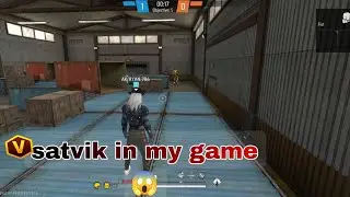 v badge satvik in my game 😱#viral #freefire #satvik #totalgaming #amitbhai subscribe 🍷