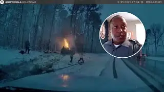 Virginia state trooper, good Samaritans help rescue man from burning car