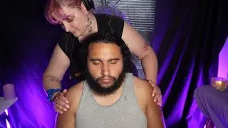 ASMR ITA🔥✨Grattini, massaggio alle spalle e alla testa