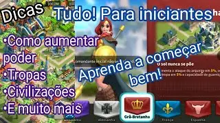 GUIA COMPLETO PARA INICIANTES - RISE OF KINGDOMS.