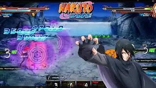 Naruto Online - Low Power Sasuke Uchiha [Sasuke Shinden] ALMOST DESTROYING High Power Players?!
