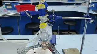 Oxidising ethanol to ethanal with sodium dichromate.