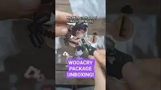 Wooacry unboxing #wooacry #package #unboxing #merch #keychain #standee