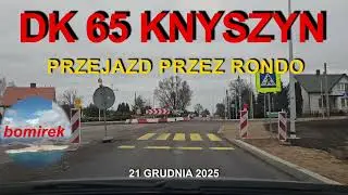 Przejazd przez rondo w Knyszynie (tymczasowe - bez ruchu wahadłowego) z @agatabodkuchni #387