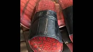 Alligator Leather Anvil Slips