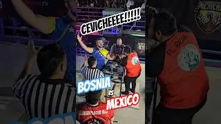 MEXICO VS BOSNIA / Edo Muslic vs Alan Real #armwrestling #vencidas #kingofbaja #ceviche #left #top