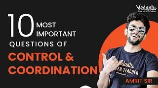 10 Most Important Questions of Control and Coordination | CBSE Class 10 Biology @vedantucbse10th