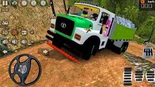 Heavy Dumper Truck Offroad Transportation Driving l Heavy Truck Bussid mod l 