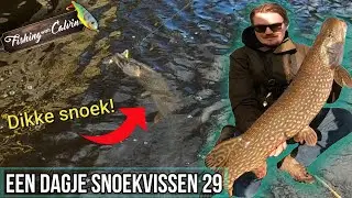 EERSTE DIKKE SNOEK VAN 2023! - Een dagje snoekvissen 29