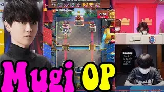 Mugi Clean Sweep team W.EDMG 👈 2020 Clash Royale League East Fall Season [Fan Reaction]