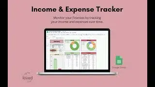 Income & Expense Tracker | Google Sheets Template Tutorial