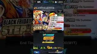 Dragon Ball Legends - Black Friday Step-Up Banner Rolls