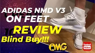 Adidas NMD V3 on FEET review. Awesome look, light and confortable.