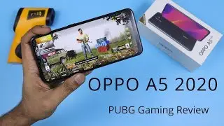 OPPO A5 2020 - PUBG Gaming Review, Graphic Settings, Benchmark Scores, Heating and Battery Test 🎮