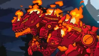 Fire Tyrannosaurus Dino Robot