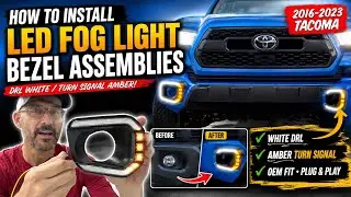 How to install LED Fog Light with turn signal on Tacoma 