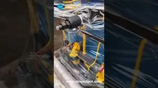 Construction ship positioning pile, lifting hydraulic system#sinooutput #marine #machine #engine #