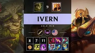 Ivern Mid vs Azir - NA Master Patch 25.16