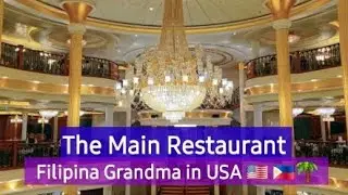 The Main Dining Room On Royal Caribbean  Cruise | Filipina Grandma in USA 🇺🇸 🇵🇭 🌴 