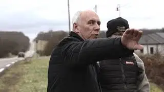 Macheren village Nettoyage des foss&eacute;s de la commune sur la route de Lenzviller Mars 2020