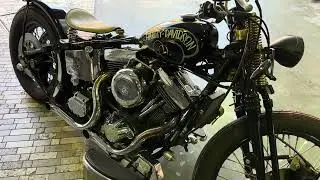 1992y H-D (Softail) FLSTF Fatboy ボバー フルカスタム　1340cc エボリューションエンジン　CVキャブ