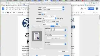 Printing Presets